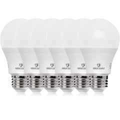 Great Eagle Lighting Corporation 100W Equivalent LED Light Bulb 1500 Lumens A19 4000K Cool White Non-Dimmable 15-Watt UL Listed (6-pack)