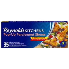 Reynolds Kitchens Parchment Sheets, Pop-Up, Pre-Cut - 35 sheets