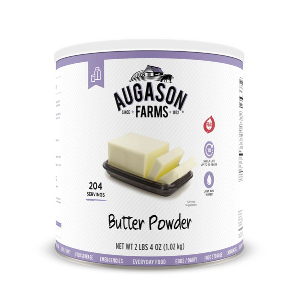 Augason Farms Butter Powder 2 lb 4 oz No. 10 Can