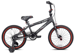 18 In. Abyss Boy'S Freestyle BMX Bike, Charcoal Gray