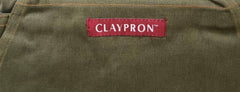 Claypron Artist Kitchen Apron (Olive Green)
